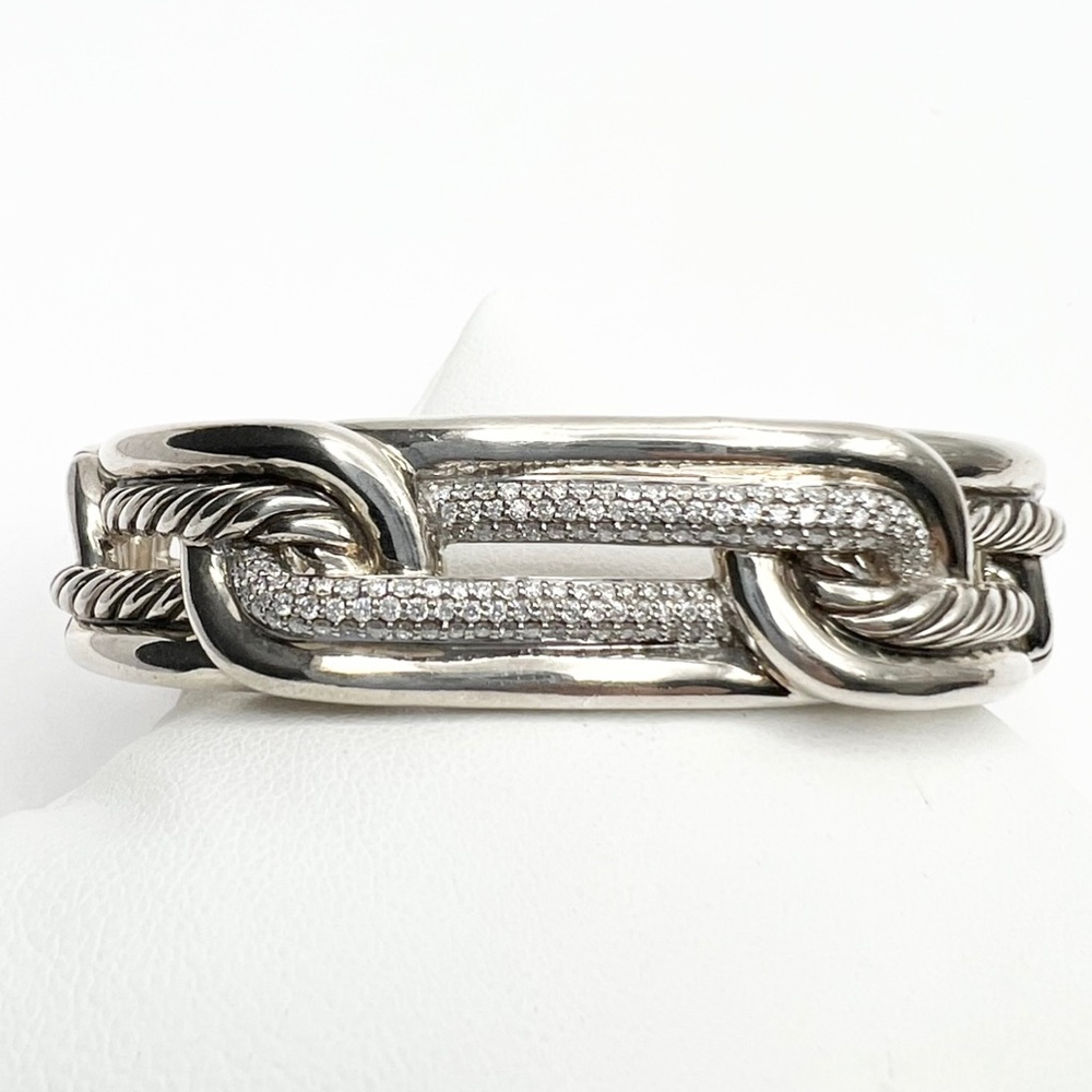 David Yurman Labyrinth Link Bracelet w/ Diamonds - Picture 3 of 15